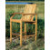 Kingsley Bate Nantucket 28" Teak Outdoor Bar Chair