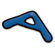 Tuff Enuff Boomerang Dog Toy