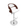 LumiSource Pino Barstool in Cherry / White