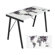LumiSource World Map Office Writing Desk