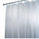 InterDesign EVA Frost Shower Curtain/Liner in White