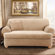Sure-Fit Stretch Stripe Two Piece Loveseat T-Cushion Slipcover
