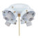 Royal Pacific Four Light Fitter in White
