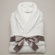 Linum Home Textiles Luxury Hotel & Spa Collection Herringbone Weave 100% Turkish Cotton Unisex Bathrobe