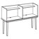 Ironwood Vision Series Side-by-Side Study Carrel