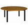 Ironwood Round Glacier Library Table