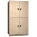 Ironwood Solid Melamine Door Music Storage: 2 Equal Compartments