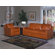 Omnia Furniture Chelsea Deco Leather Sleeper Sofa