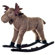 Happy Trails Plush Max Rocking Moose