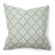 Villa Home Illusion Tile Print Pillow in Turquoise