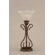 Toltec Lighting Swan Table Lamp with 7" Italian Bubble Glass Shade