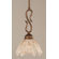 Toltec Lighting Swan 1 Light Mini Pendant