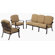 AIC Garden & Casual Kingston 4 Piece Deep Seating Group