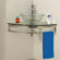 Dreamline Modern Glass 23" Clear Simplicity Corner Vanity
