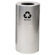 Witt 24 Gallon Aluminum Series Recycling in Satin Clear Coat