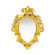 Design Toscano Madame Antoinette Salon Mirror in Faux Antique Gold