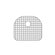 Whitehaus Collection Stainless Steel Sink Grid for Noah Single D-Bowl Undermount Sink