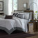 Madison Park Sasha 6 Piece Jacquard Duvet Set in Gray