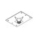 Lucasey Ribbed Ceiling Flange for 1 1/4" ID Pipe