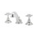 Rohl Country Bath Widespread Viaggio Faucet with Double Cross Handles