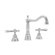 Rohl Cial Widespread Traditional Bathroom Faucet with Double Handles