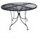 DC America Charleston Round Wrought Iron Table