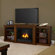 Real Flame Hawthorne 75" TV Stand with Gel Fireplace