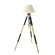 Authentic Models Surveyor's Tripod Lamp in Black and Ivory