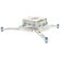 Premier Mounts Precision Universal Projector Mount- white
