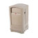 Rubbermaid Commercial Products Plaza Waste Receptacle - Black 50 Gallon