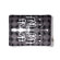 P.L.A.Y. Victorian Chandelier Rectangular Dog Bed in Ivory Black / White