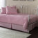 Southern Textiles Paramount 5 Piece Twin Daybed Set in Solid Pink