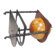 Merske LLC Italian Style 16.5" Corner Floor Globe Bar in Old World