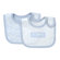Under the Nile Hello Goodbye Print Bib (Set of 2)