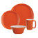 Rachael Ray Round and Square 16 Piece Dinnerware Set