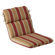 Pillow Perfect Outdoor Rounded Chair Cushion