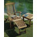 Barlow Tyrie Teak Commodore Long Wheel Steamer Lounge Chair