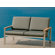 Barlow Tyrie Teak Equinox Loveseat with Cushions