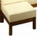Barlow Tyrie Teak Haven Ottoman with Cushion