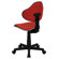 Flash Furniture Student Mid-Back Task Chair with Metal Accent Bands