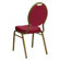 Flash Furniture Hercules Series Teardrop Back Stacking Banquet Chair With Gold Frame