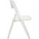 Flash Furniture Hercules Series Heavy Duty Plastic Folding Chair in White