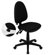 Flash Furniture Mid-Back Multi-Functional Task Chair with Adjustable Lumbar Support