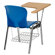 Flash Furniture Hercules Series Natural Wood Laminate 33" Shell Chair  and Tablet Arm