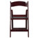 Flash Furniture Resin Folding Chair with Vinyl Padded Seat