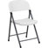 Flash Furniture Plastic Folding Chair with Charcoal Frame