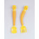 Piyo Piyo Two Piece Stylish Bendable Tableware Set