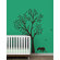 LittleLion Studio Monochromatic Fawn Tree Wall Decal