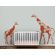 LittleLion Studio Fauna Mom and Baby Floral Giraffes Wall Decal