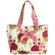 Jessie Steele Spring Floral Red Tote Bag with Bow